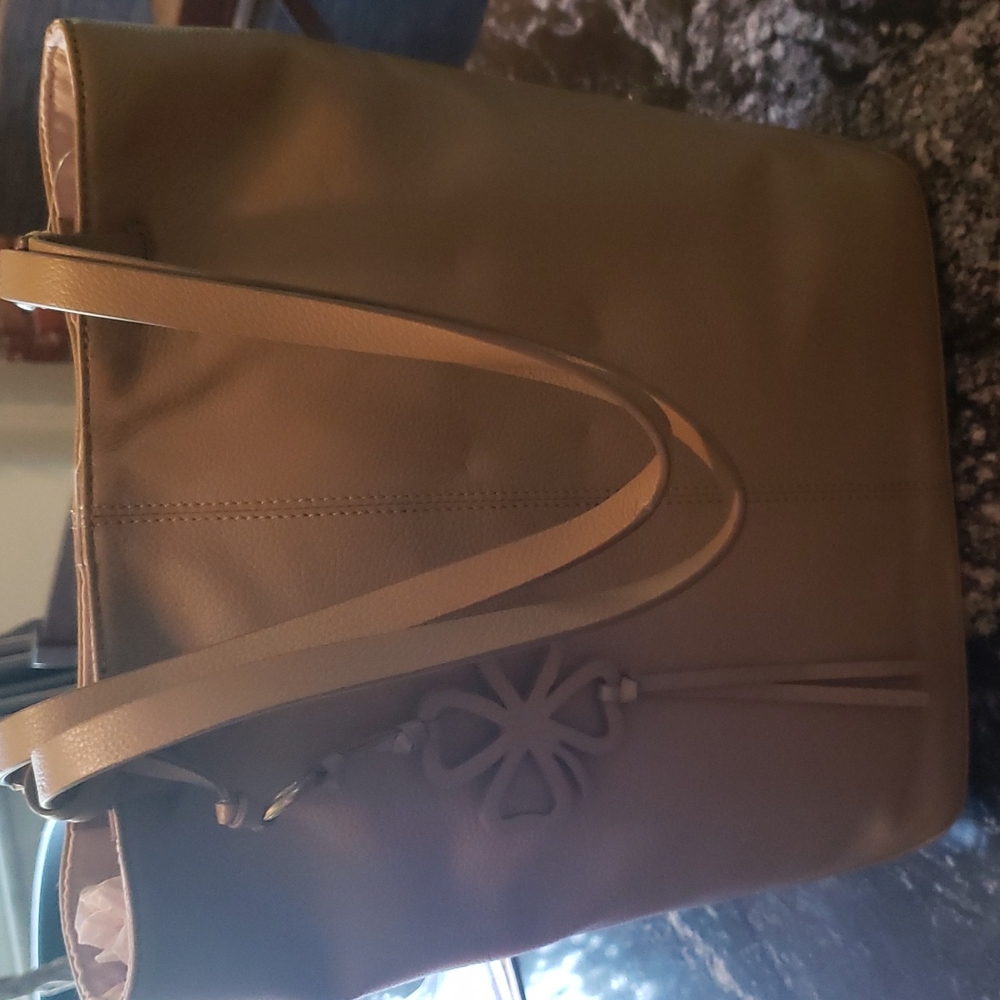 Lucky Brand Tan Leather Tote Shoulder Bag